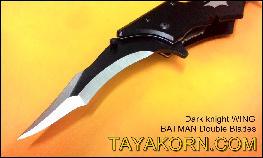 มีดพับ ดาร์คไนท์วิง แบทแมนดับเบิ้ลเบลด Dark Knight Wing Batman Double Blade TKFK-B1
