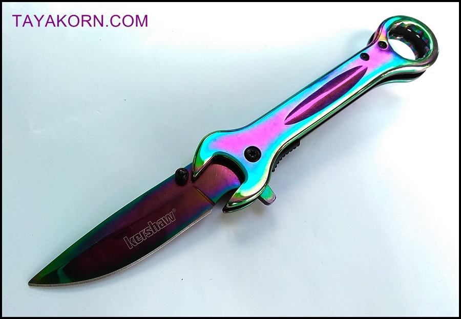 มีดพับอเนกประสงค์ ประแจสายรุ้ง 3 in 1 TKCS-Z1