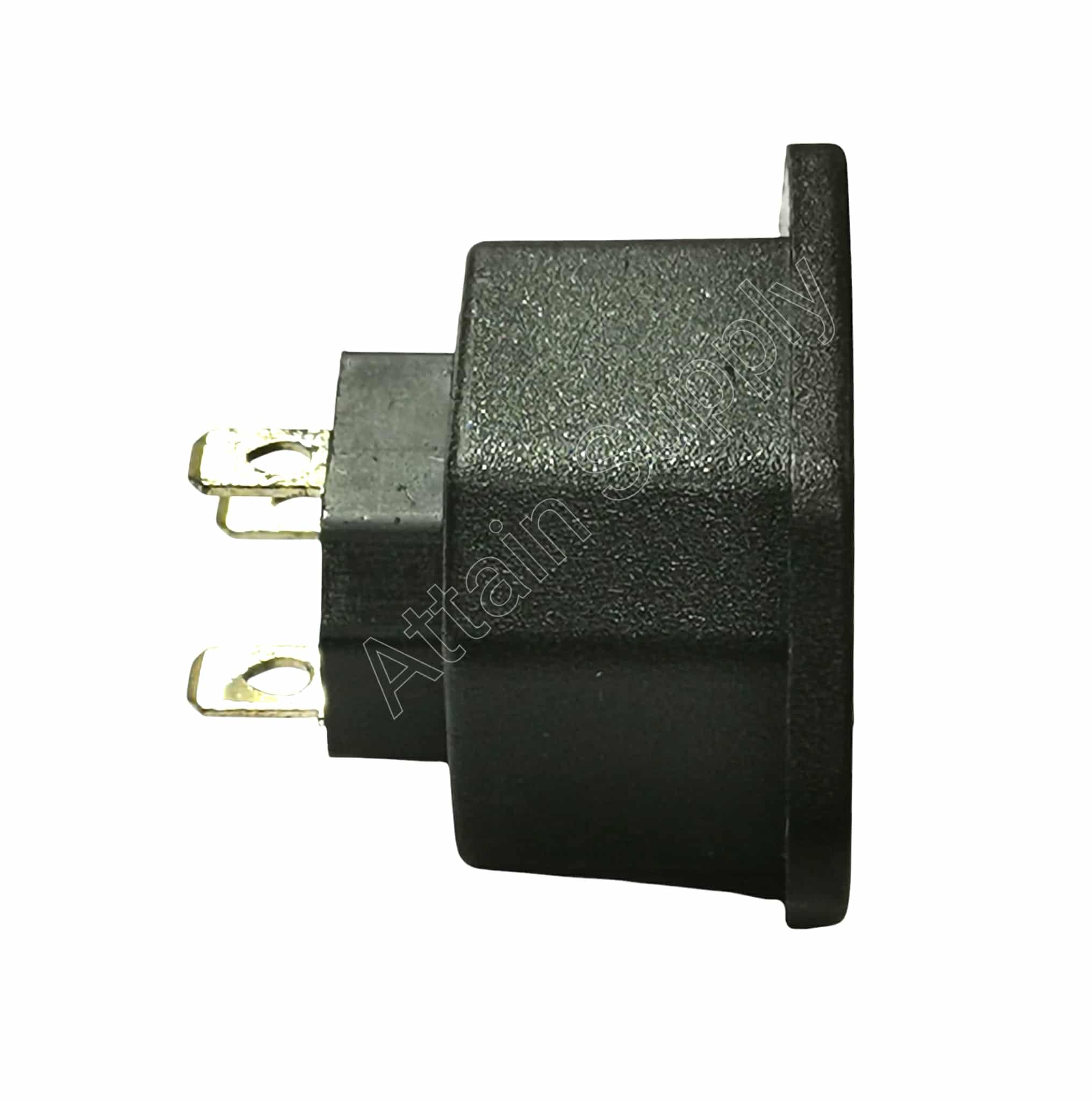 เต้ารับAC-3ขาเมีย ติดแท่น ขอบยึดน็อต/รุ่นหนา