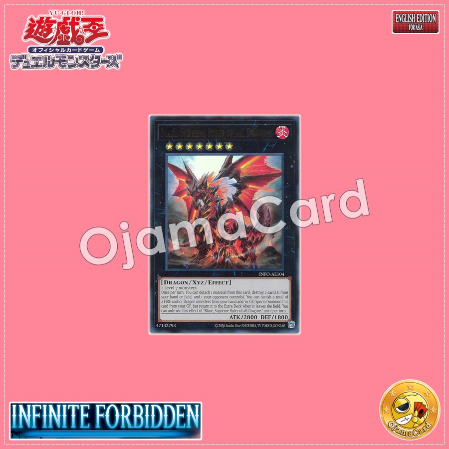 INFO-AE104 : Blaze, Supreme Ruler of all Dragons (Ultimate Rare)