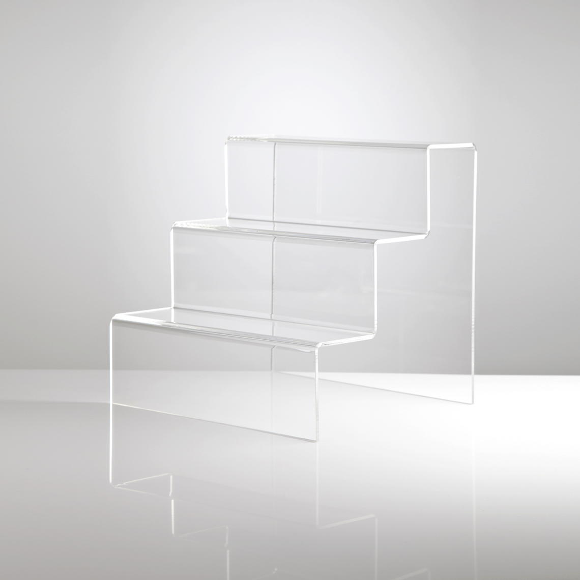 บันได 20x15x15cm. อะคริลิค โชว์สินค้า ใส ชิ้น