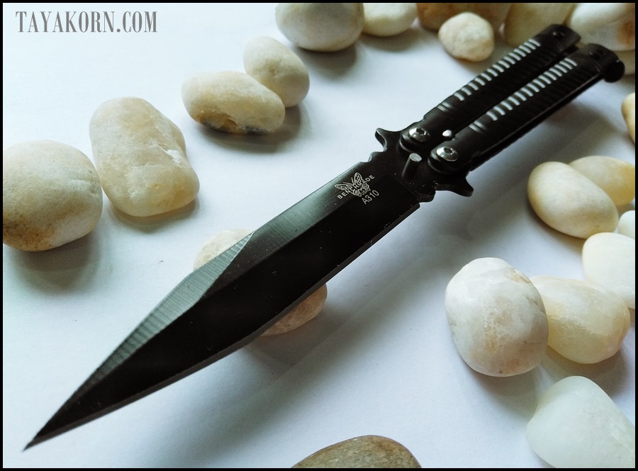 มีดควง แบล็คมิชิลิน ฺBlack Mishilin Balisong Knife TKBS-BM6