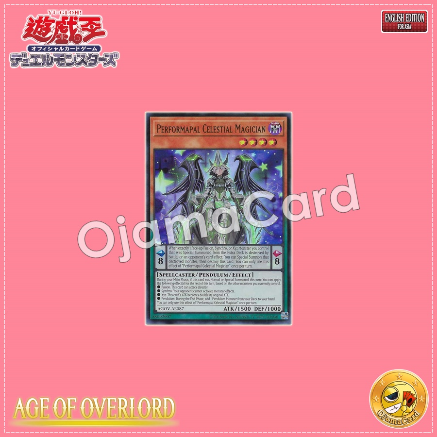 AGOV-AE087 : Performapal Celestial Magician / Entermate Celestial Magician (Ultra Rare)