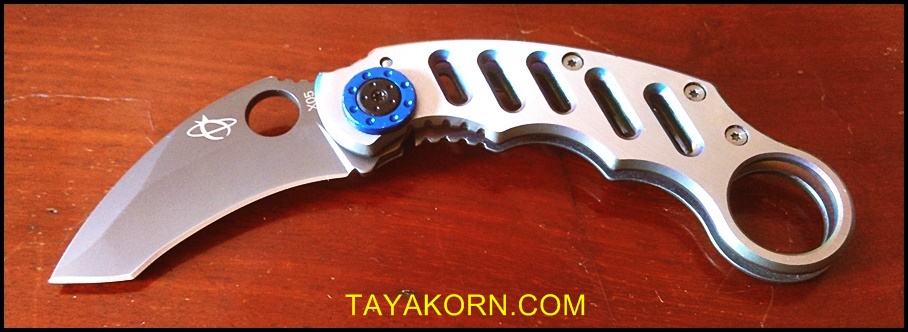 มีดคารัมบิตโรโบฮอว์ค2 RoboHawk2 Karambit Knife TKKB3