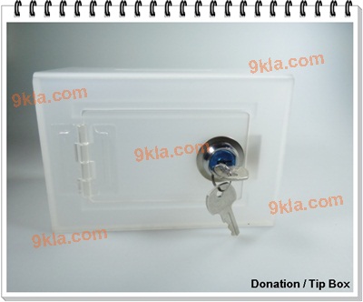 กล่องทิป สีน้ำข้าว size "S" 15x10x10cm [#สินค้าพร้อมส่ง] สีน้ำข้าว กล่อง