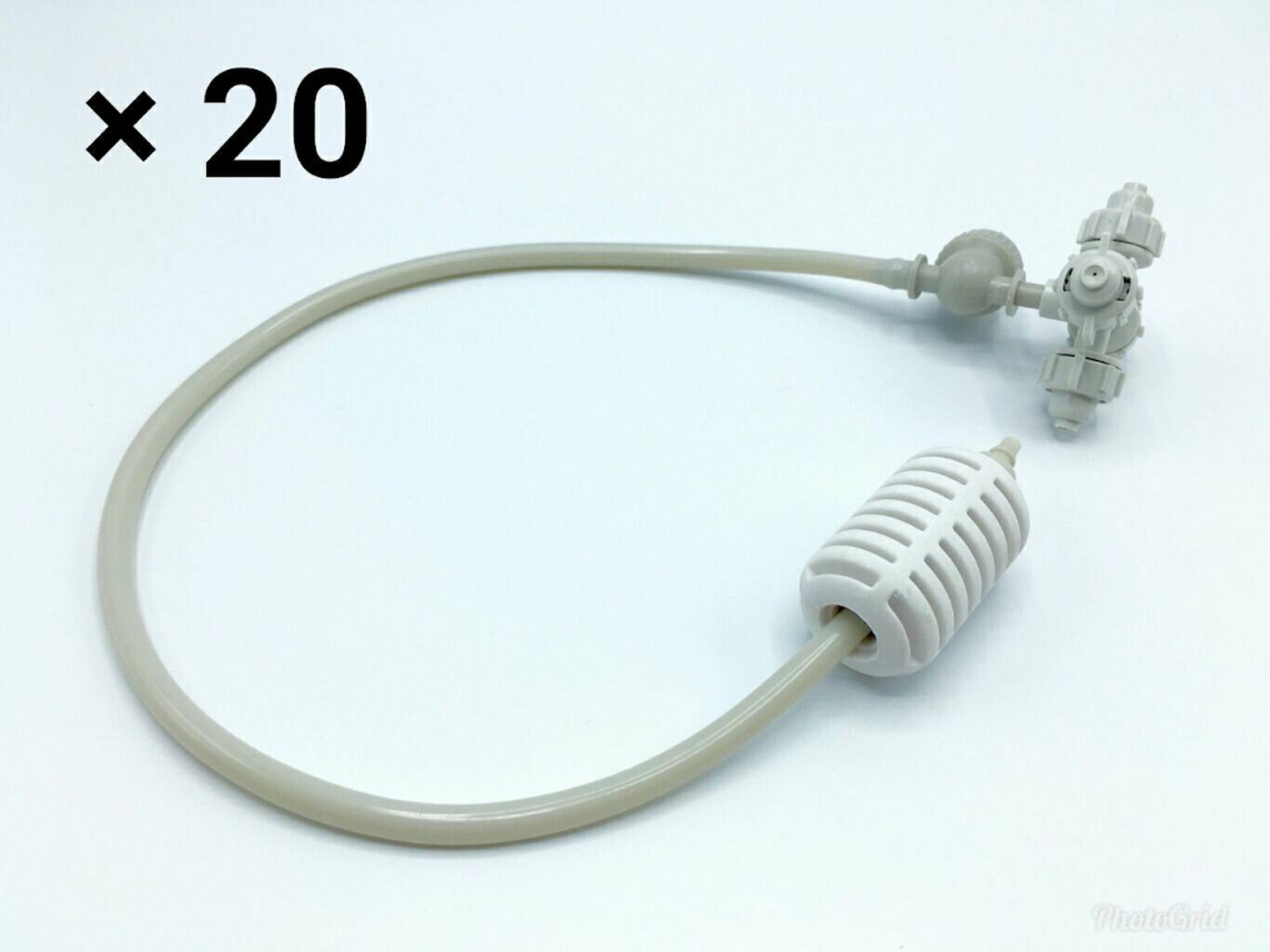 หัวพ่นหมอก 4 ทาง THAIWATER 0.6 มม. สายยาว 50 ซม. แบบเสียบกับท่อ PE จำนวน 20 ชุด