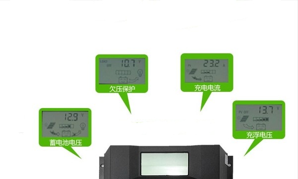 คอนโทรลเลอร์ ชาร์จเจอร์ ( Solar Charger ) 80A 12V / 24V Auto ( SOLAR80 )