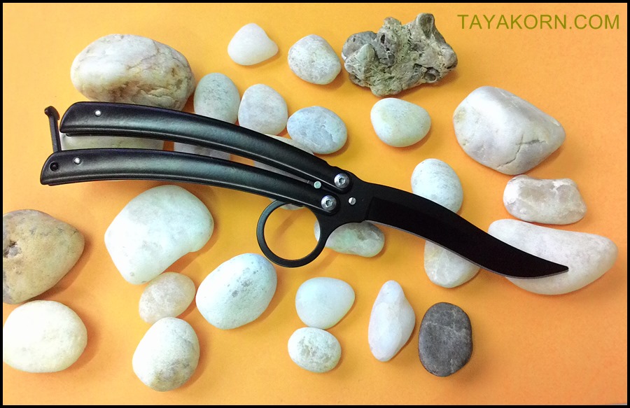 มีดซ้อมควง ลูแปงบาลิซอง Lupin Balisong Trainer Knife TKBS-LP7TR