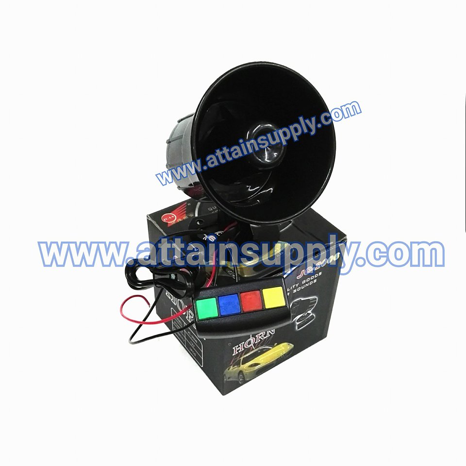 ไซเรน 4เสียง*พร้อมสวิทช์/12V-30W