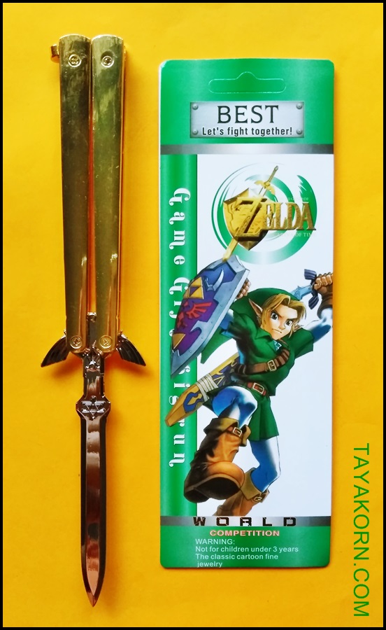 มีดซ้อมควง บาลิซองคอสเพลย์-14 Cosplay-14 Balisong Trainer Knife TKBS-CP14