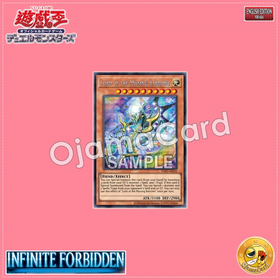INFO-AE023 : Lord of the Missing Barrows / Missing Barrows, Demon King of the Highest Heaven (Secret Rare)