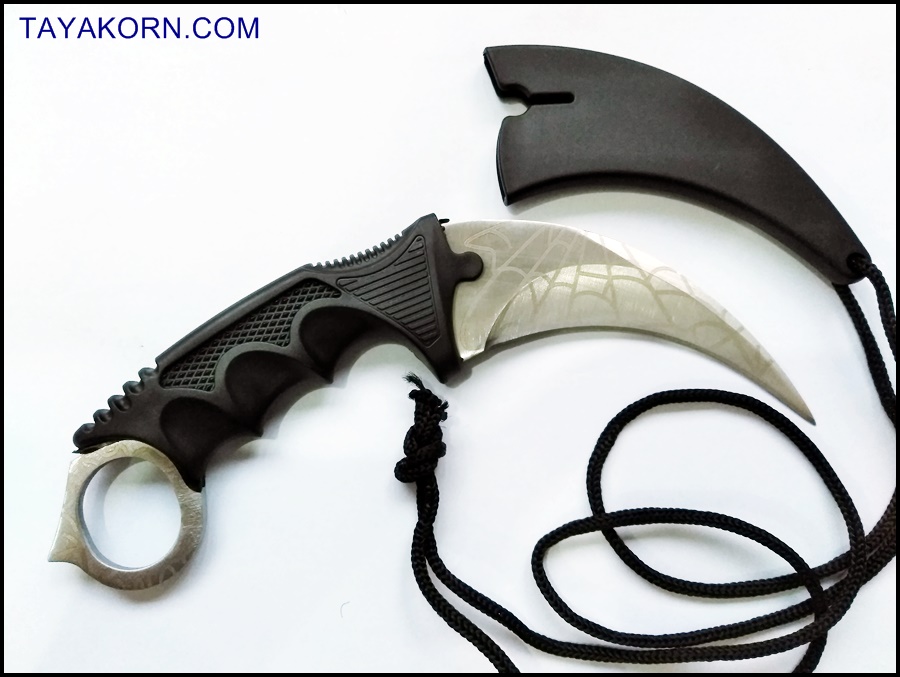 มีดคารัมบิต ไวท์สไปเดอร์ White Spyder Karambit Knife