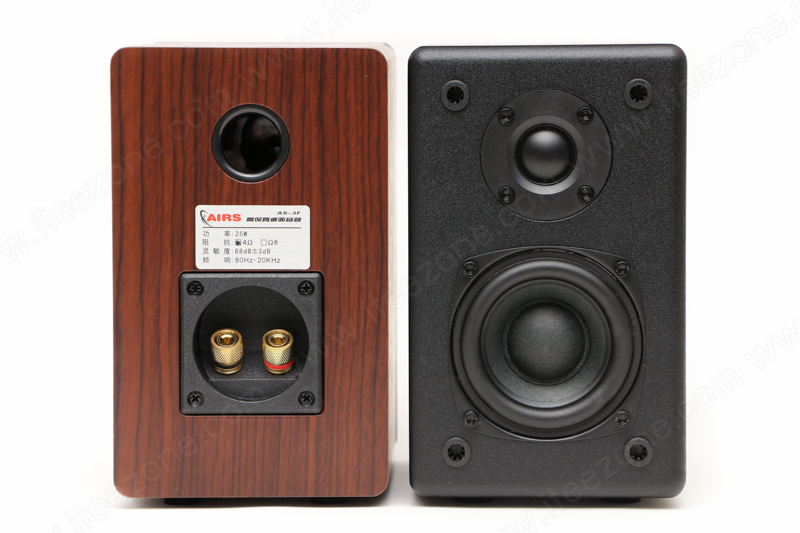 AIRS AS-F3 ลำโพงตู้ไม้ดอก 3 นิ้ว 2 ทาง Crossover 25+25W 4Ω Passive Speaker