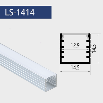 1414 ราง U (ไม่มีสต๊อก สั่งล่วงหน้า 10-15 วัน) ราคาต่อ 1 เส้น ยาว 1 เมตร รางอลูมิเนียม (Aluminium Profile) รางไฟ Aluminium Profile รางอลูมิเนียม ใช้กับไฟเส้น LED รางไฟเส้น rail led track โพรไฟล์