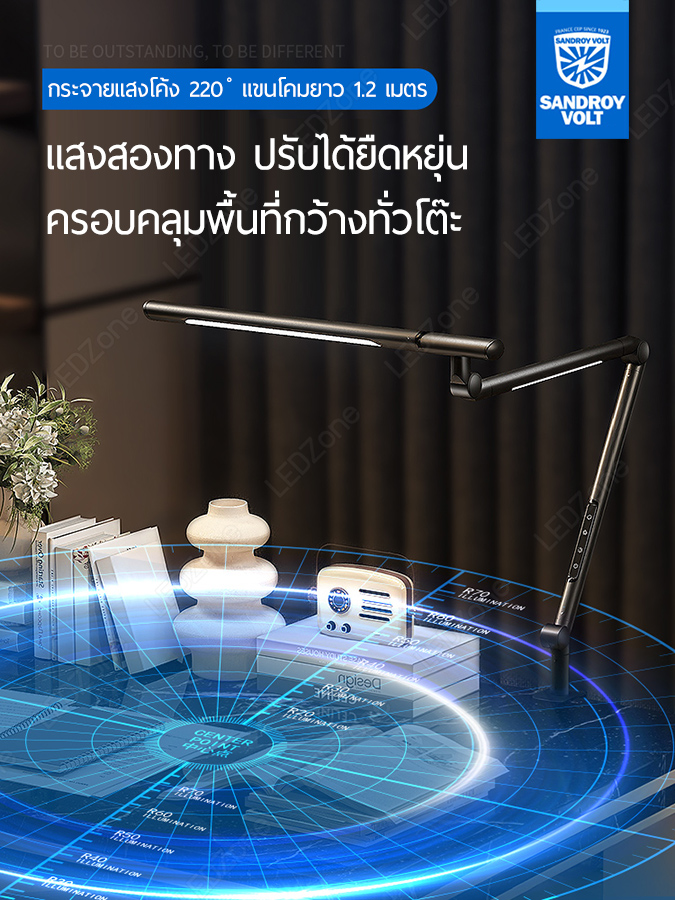 โคมไฟ Sandroy Volt รุ่น Dual Light Pro + Magic Remote EMC2