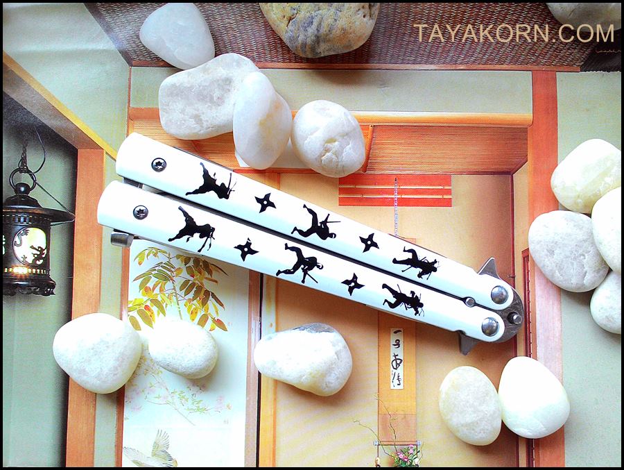 มีดควงเดอะชาโดว์ THE SHADOW BALISONG KNIFE TKBS-SD1