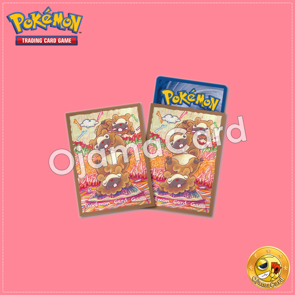Pokémon Card Game Deck Shield | Card Sleeves — นิปป้า [Bidoof | Bippa] (64ct)