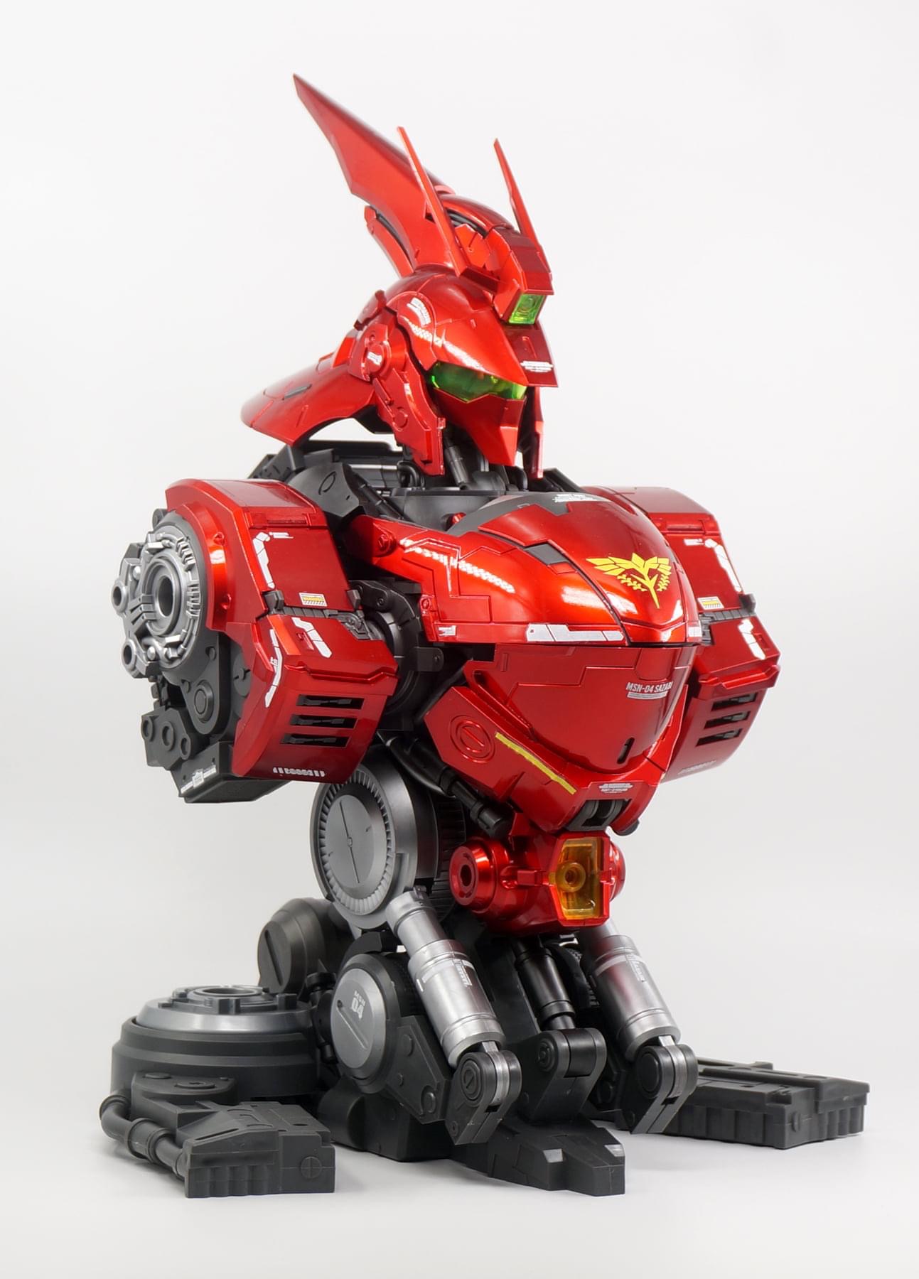 1/35 Sazabi Head Display Model Bust (Metallic Coating) [Noah]