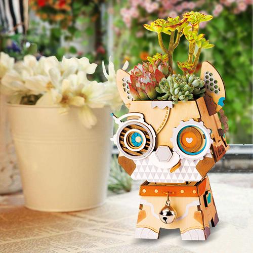 DIY Flower Pot -Pot Puppy - กระถางต้นไม้