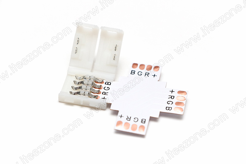 PCB 4 pin 4 ทาง รูปตัว +