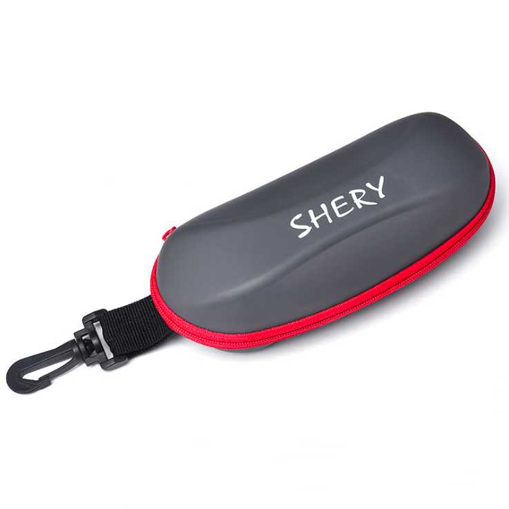 กล่องแว่นตา SHERY Glasses Box กล่องใส่แว่นตา ( แบบซิป ) เคสแว่นตากันกระแทรก กันน้ำ แถมฟรี!! ผ้าเช็ดแว่นไมโครไฟเบอร์