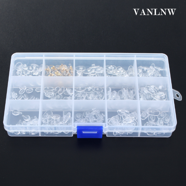 แป้นจมูกซิลิโคน Nosepads 150 คู่ 15 สไตล์ <1 กล่องบรรจุ 300 ชิ้น>