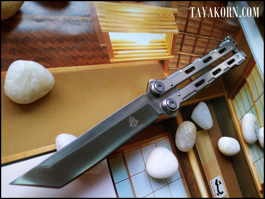มีดควง ไวท์มาซามุ White Masamu Balisong Knife TKBS-MM889