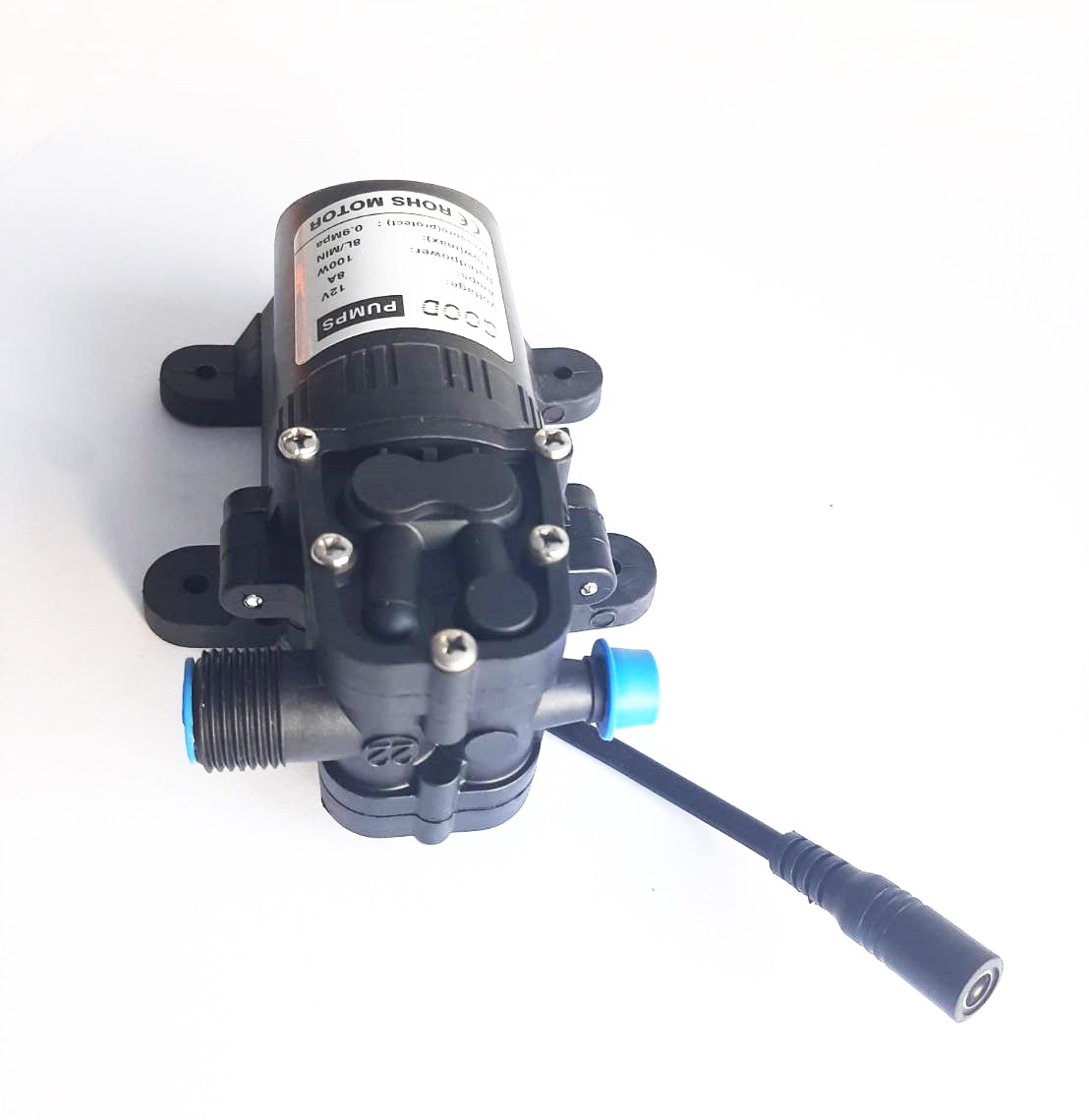 GOOD PUMPS ชุดปั๊มล้างรถ DC 12V 9 บาร์ 100W (NO Pressure switch)