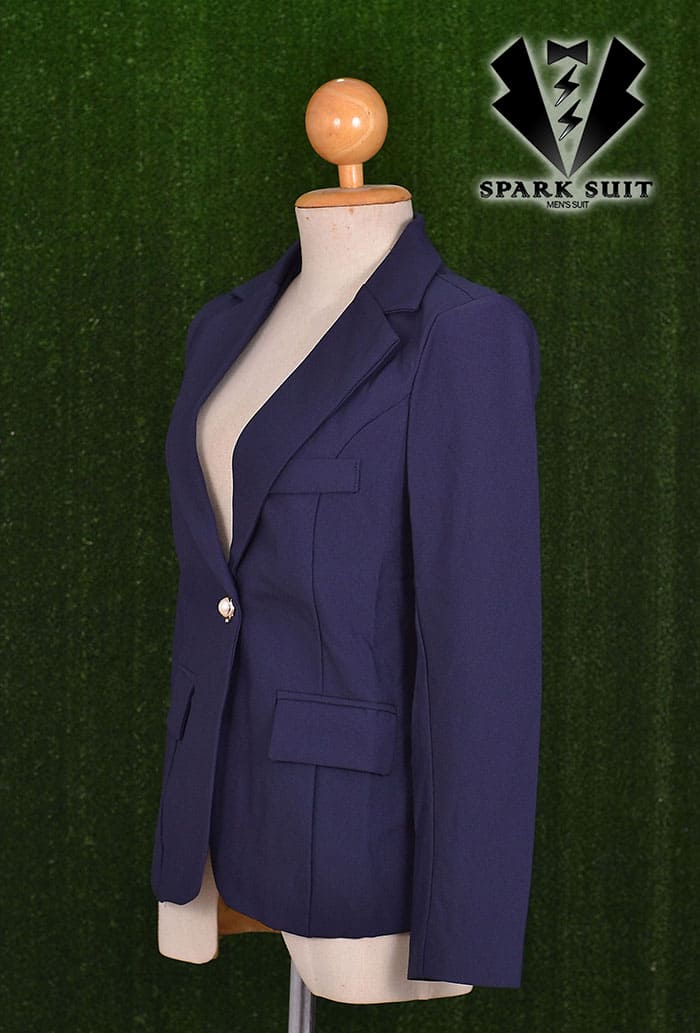 เสื้อสูทผู้หญิง เสื้อสูทใส่ทำงาน สีกรมท่า พร้อมส่ง 2XL