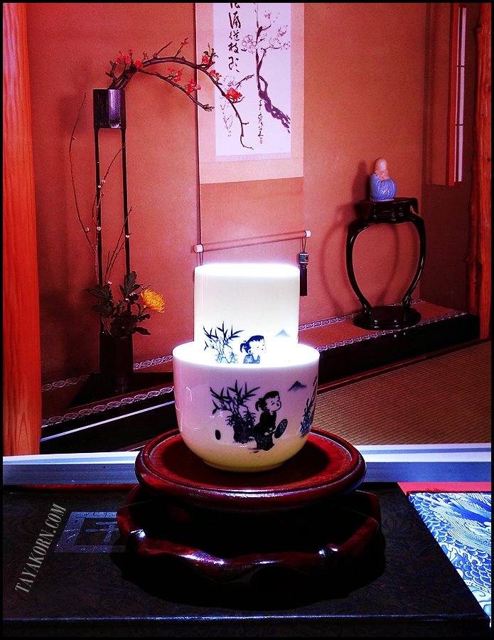 ชุดถ้วยชาแบบดมดื่ม ลายภาพวาดเด็ก Child painting Tea cup set TKLG-CP1