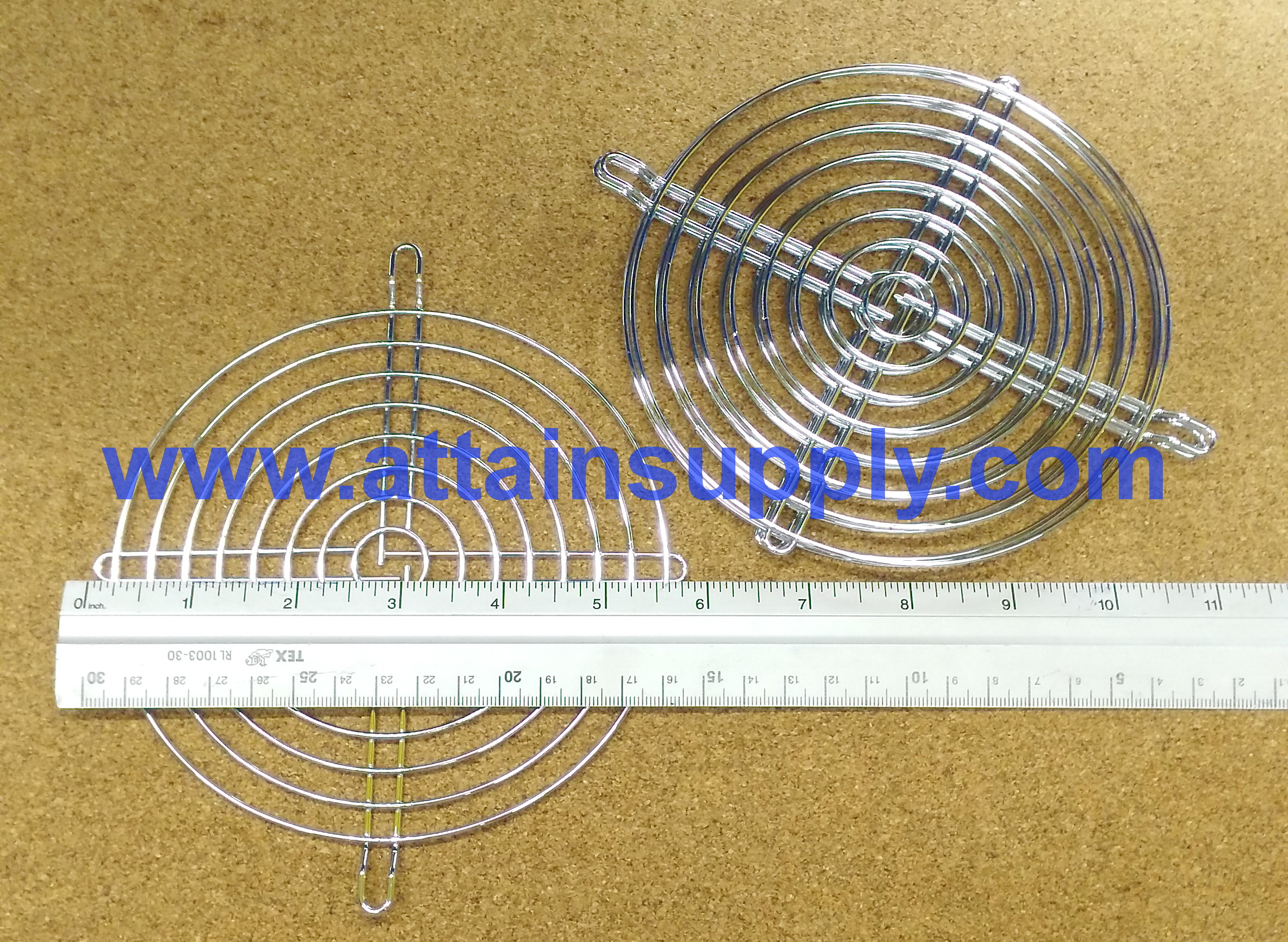 ตะแกรงพัดลม 6นิ้ว/8เกลียว-2มุมยึด
