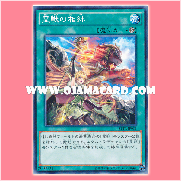 SPTR-JP031 : Ritual Beast's Bond / Spirit Beast's Mutual Bond (Common)