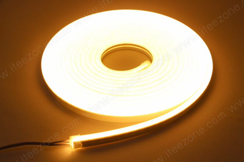 ไฟเส้น Neon Flex 12V Silicone สี Warm วอร์ม (กันน้ำ)