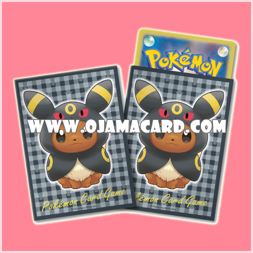 Pokémon Card Game Deck Shield | Card Sleeves — Eievui | Eevee Poncho Series BK「64ct.」