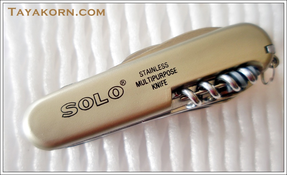 มีดพับCamping SOLO Stainless Steel อุปกรณ์ 18 อย่าง