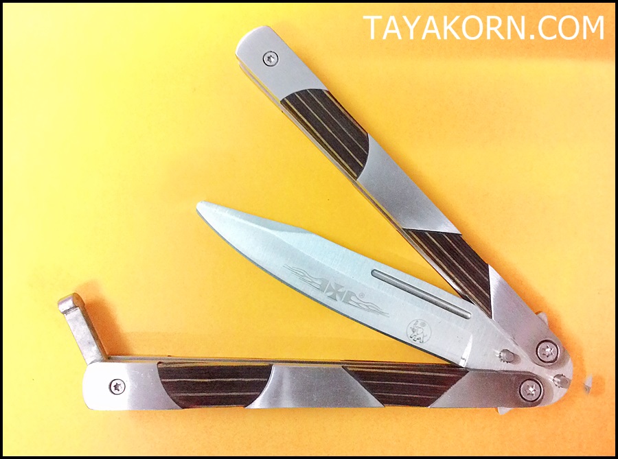 มีดซ้อมควง เชอร์ล็อคโฮล์มส์ Sherlock Holmes Balisong Trainer Knife TKBS-0902TR