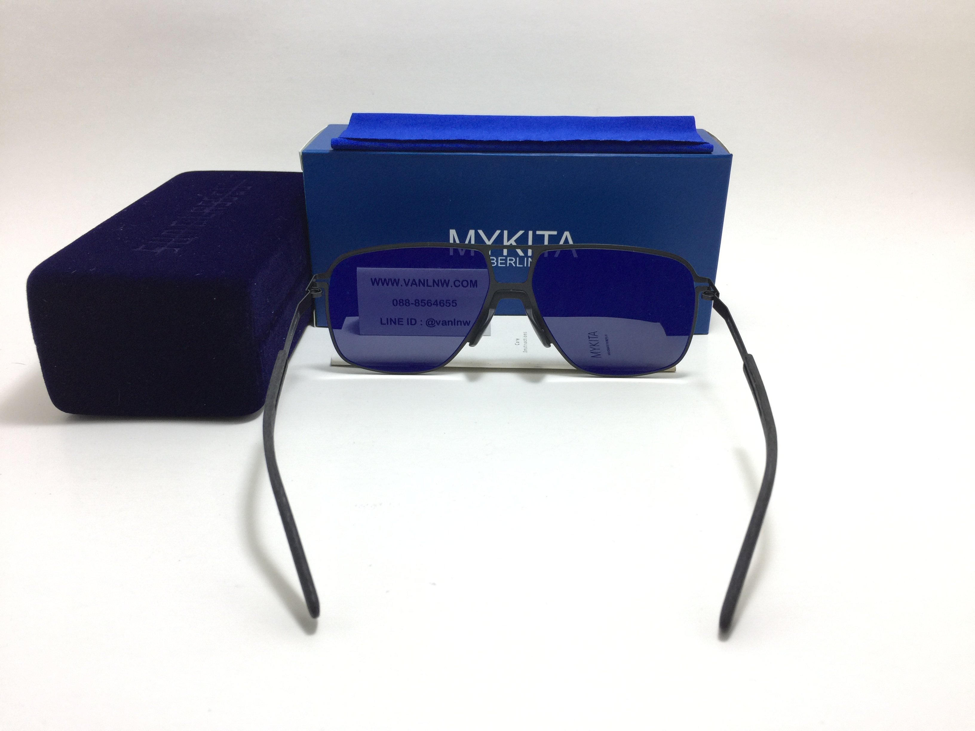 แว่นกันแดด MYKITA OAK MH1-Black/Pitch Black <ดำ>