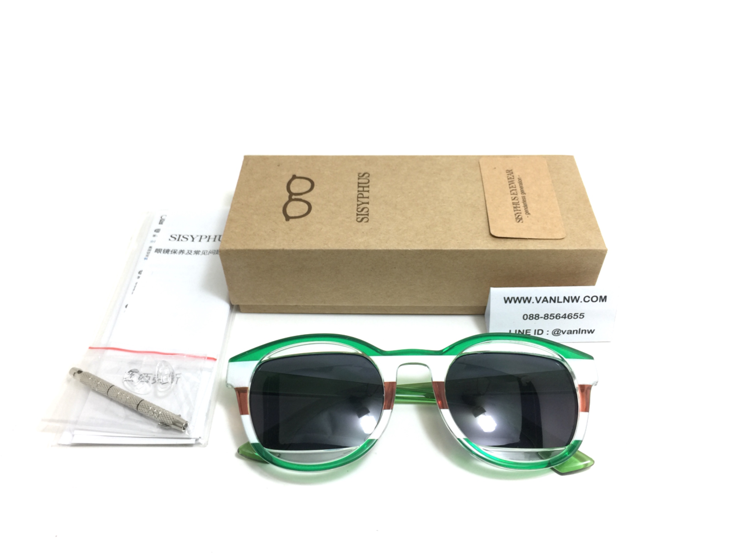 แว่นกันแดดวินเทจ Sisyphus Eyewear Vintage รุ่น 6878 <Mexico>