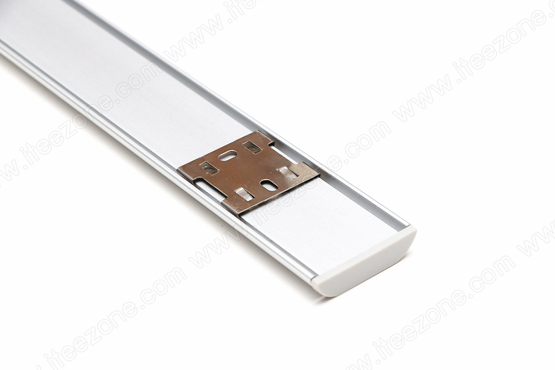 ราคาต่อ 1 เส้น ยาว 1 เมตร ราง U Flat 38.9mm รางไฟ Aluminium Profile รางอลูมิเนียม ใช้กับไฟเส้น LED รางไฟเส้น rail led track โพรไฟล์