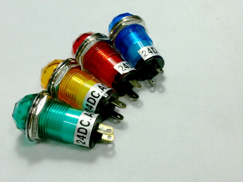 หลอดหน้าปัด-หัวเพชร/24V