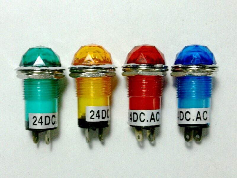 หลอดหน้าปัด-หัวเพชร/24V