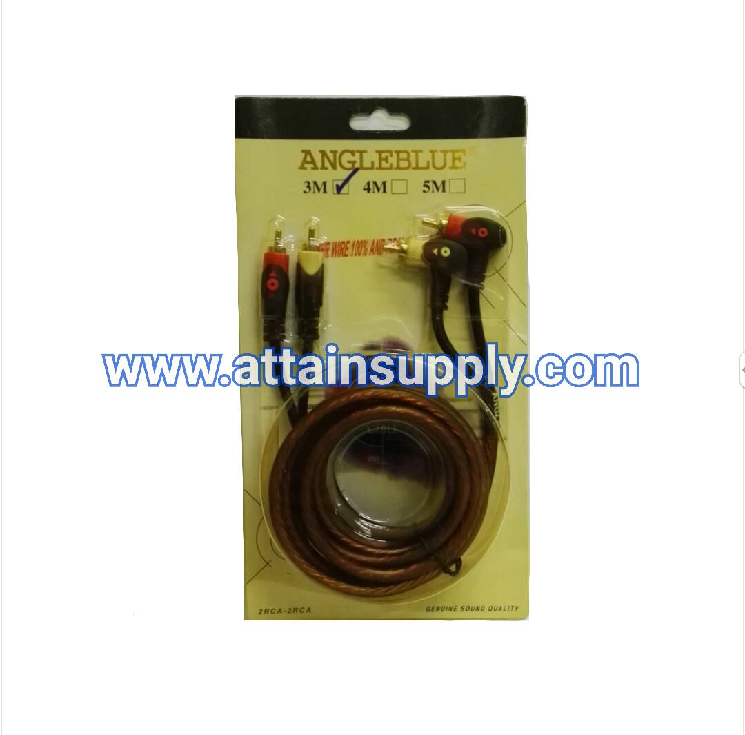 สายAUDIO-ANGLEBLUEน้ำตาล/3M.