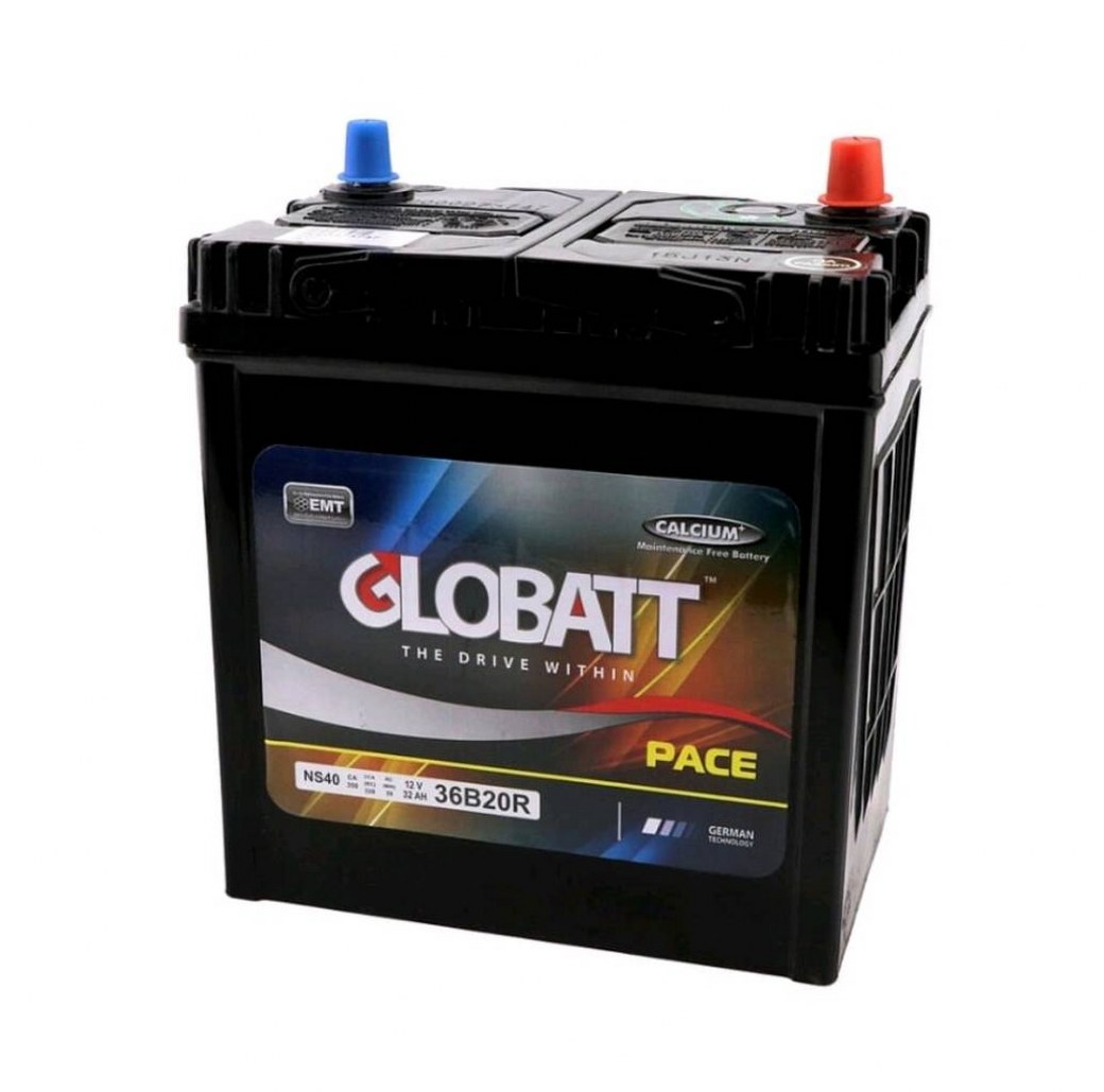แบตเตอรี่ดีพไซเคิล ( แบตเตอรี่ Deep cycle ) 32Ah 12V GLOBATT ( Pace )