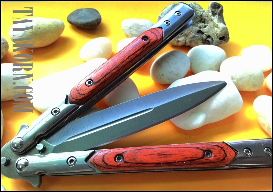 มีดซ้อมควง บาลิซองแองเจิลเนล Angel Nail Balisong Trainer TKBS-AG1TR