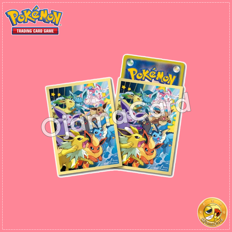 Pokémon Card Game Deck Shield | Card Sleeves — Dash! Eevee ver.2 (64ct)「1 Pack」