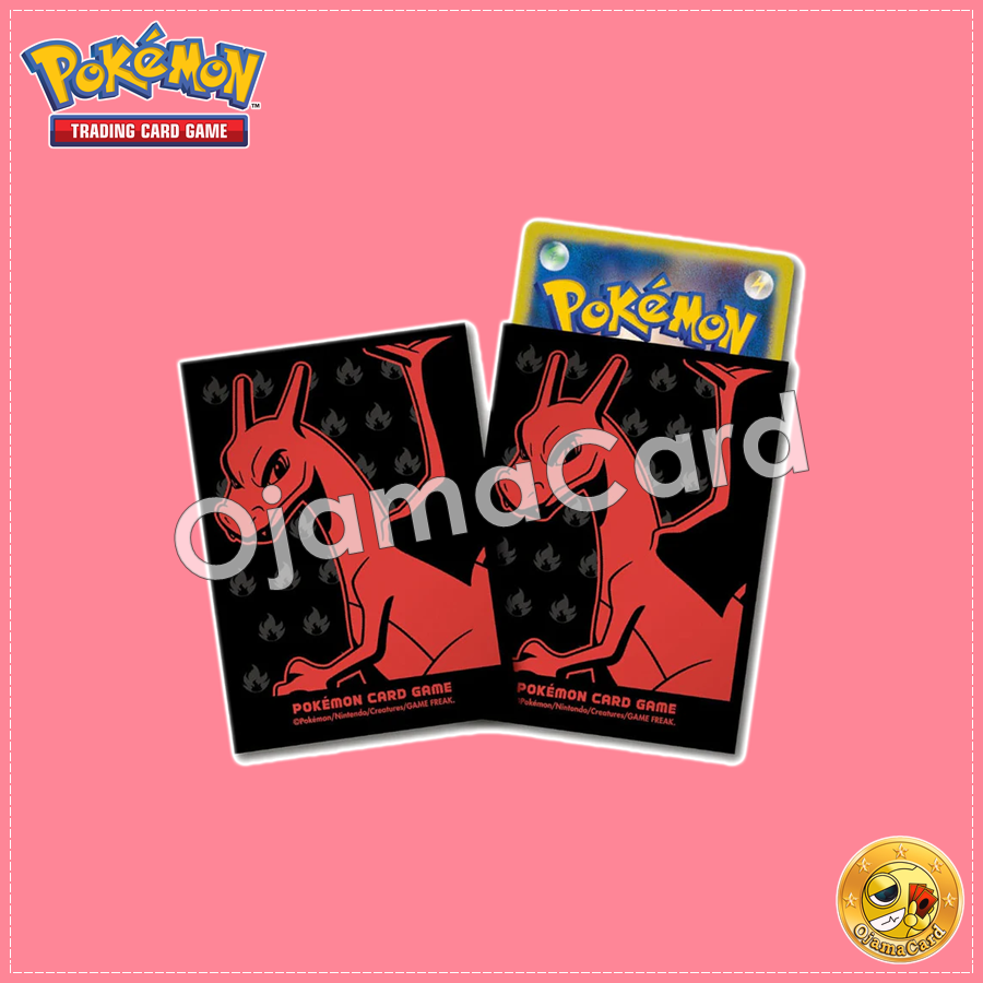 Pokémon Card Game Deck Shield | Card Sleeves — Charizard | Lizardon (64ct)「1 Pack」