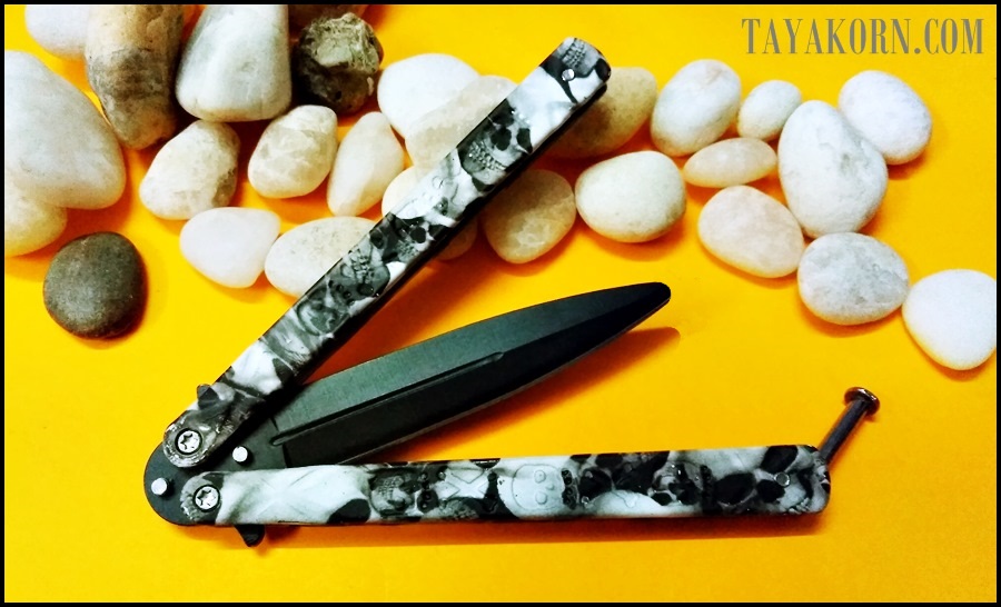 มีดซ้อมควงโกสต์เดสเสริซ 2 ghost desert 2 Balisong TRAINER Knife TKBS-GD2TR