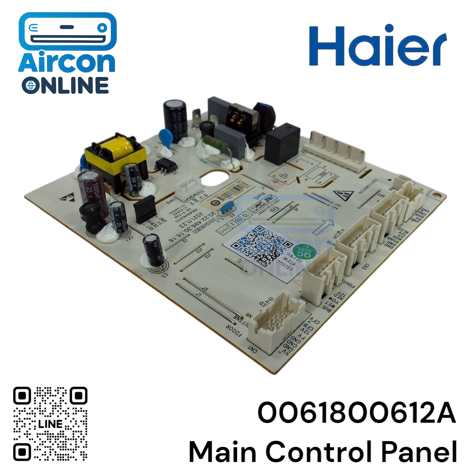 Main Control Panel ตู้เย็น Haier รหัส 0061800612A ของแท้ ใหม่ มือ 1