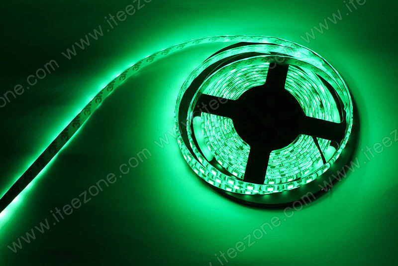 LED Strip เส้น ม้วน 5 เมตร สีเขียว (กันน้ำ IP65)