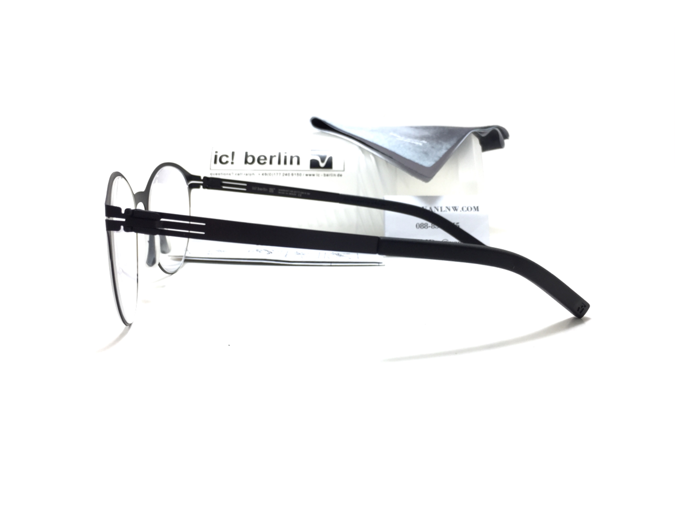 แว่นสายตา ic berlin model nameless 14 black 51-21 <ดำ>